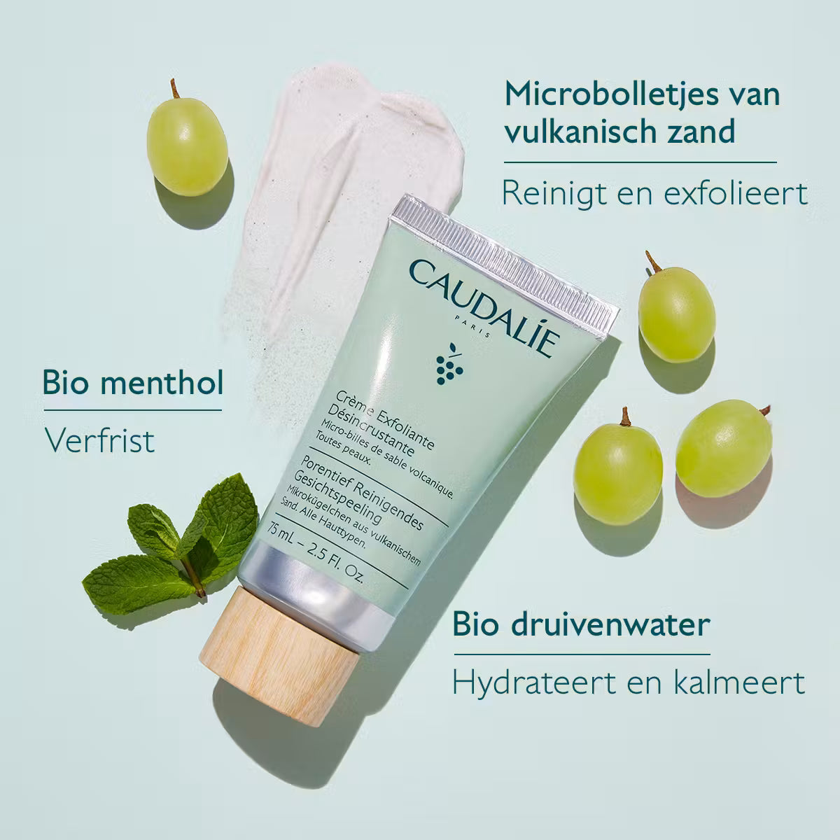 Caudalie VinoClean Diep Reinigende Exfoliërende Crème