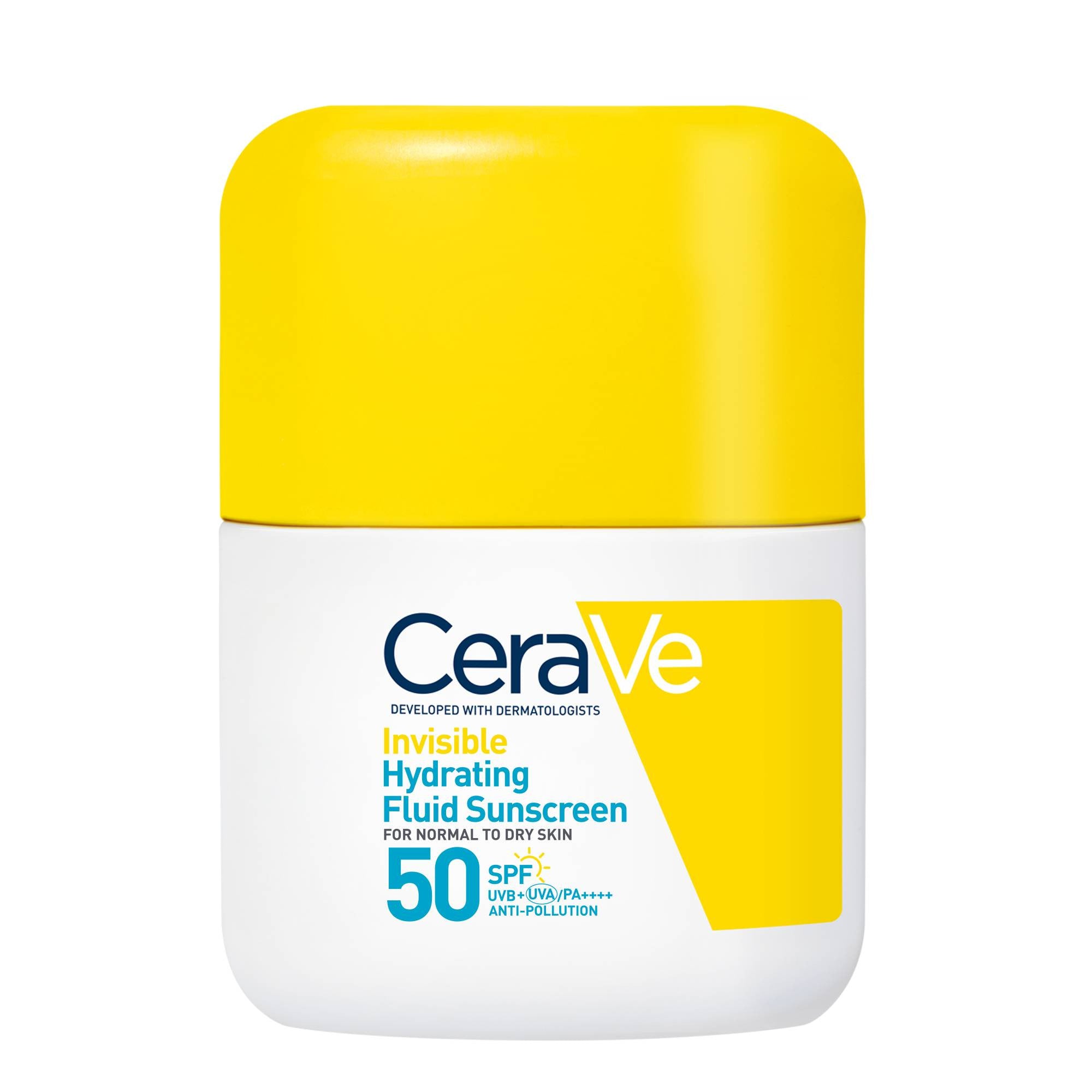 CeraVe Sun Onzichtbare Hydraterende Fluïde Zonnebrandcrème / Fluide Solaire Hydratant Invisible SPF 50 50