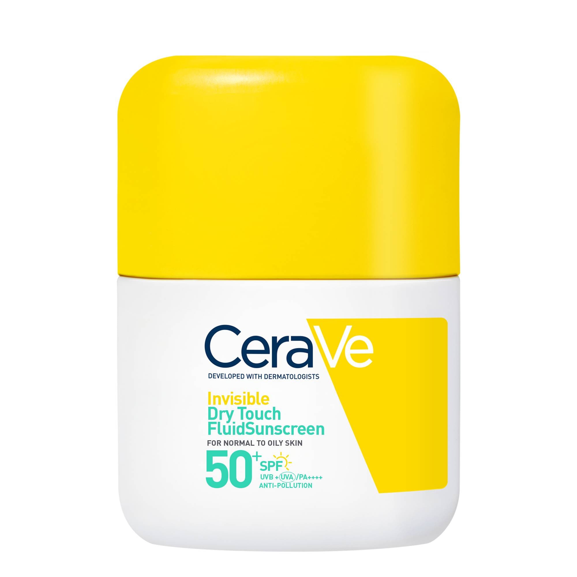 CeraVe Sun Onzichtbare Dry Touch Fluïde Zonnebrandcrème  / Fluide Solaire Invisible Toucher Sec SPF 50 50