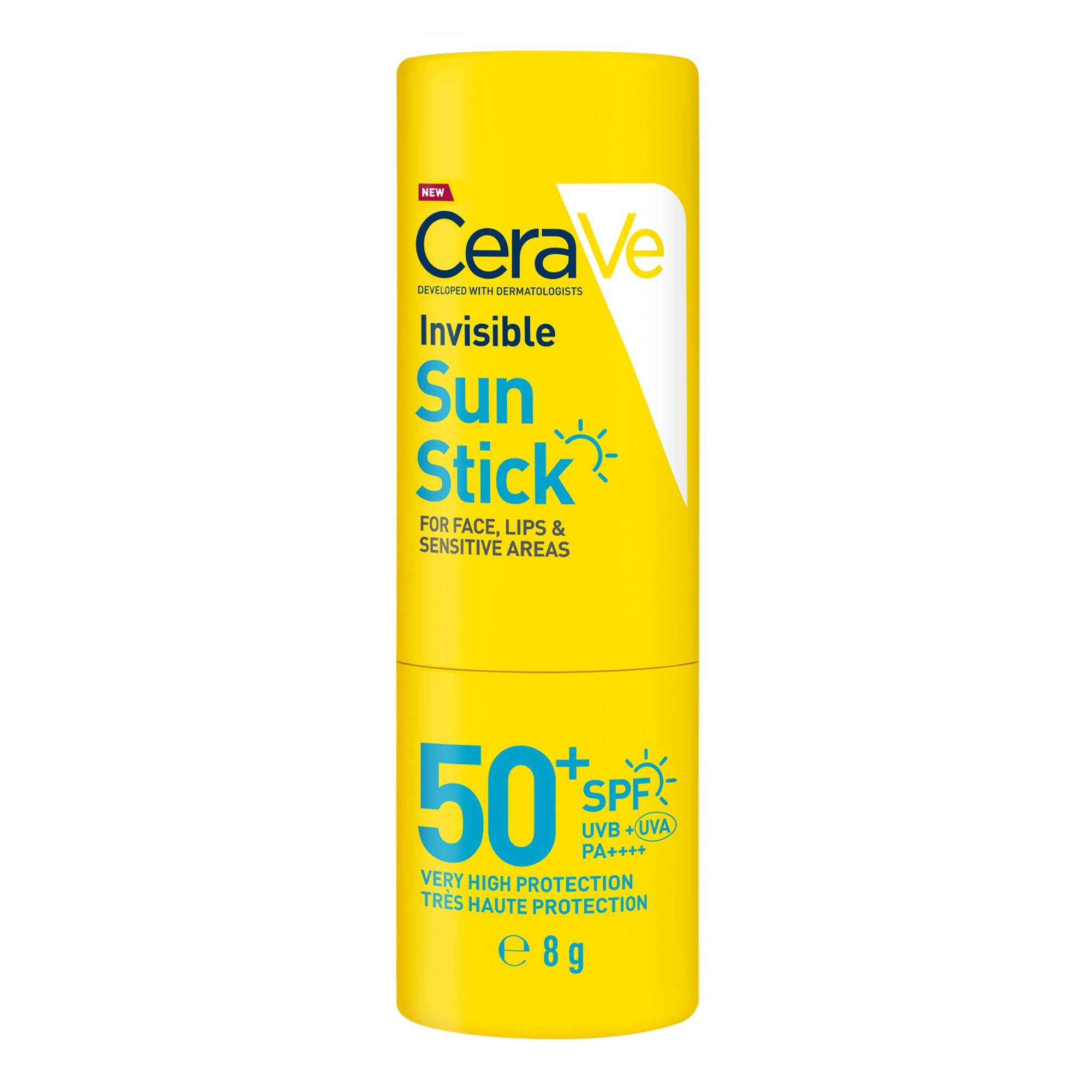 CeraVe Sun Onzichtbare Zonnestick / Stick Solaire Invisible SPF 50+