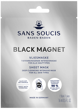 Black Magnet Vliesmasker - 1 stuk