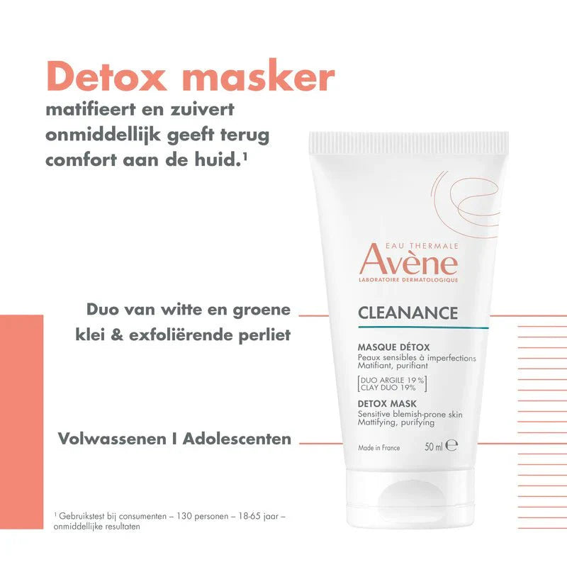 Avène CLEANANCE Detox masker - MaPeau