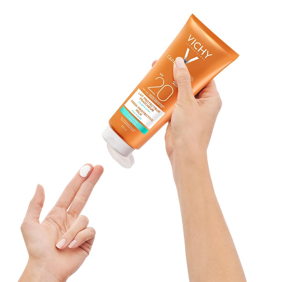 CAPITAL SOLEIL Fresh Protective Milk SPF20 - MaPeau