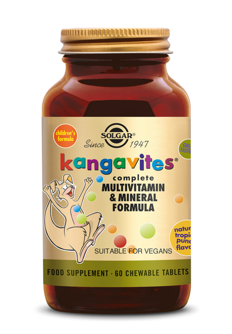 Kangavites™ Tropical Punch Multivitamine kauwtabletten voor Kinderen