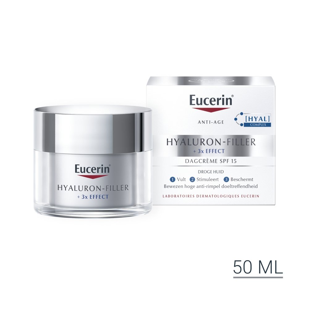 HYALURON-FILLER + 3x Effect Dagcrème SPF15 droge huid - MaPeau