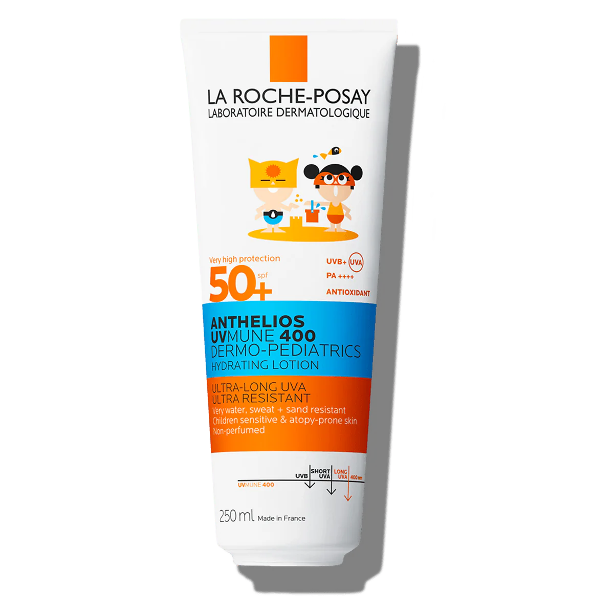 LA ROCHE POSAY Anthelios Uvmune 400 dermo - pediatrics hydraterende melk SPF50+ 250ml - MaPeau