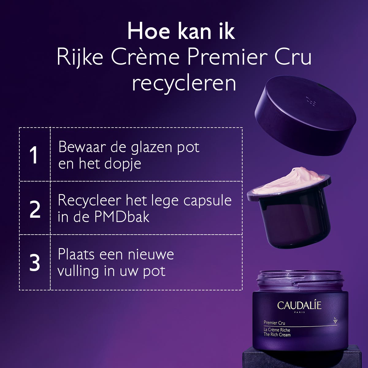 Navulling - De globale anti-aging Rijke Crème - MaPeau