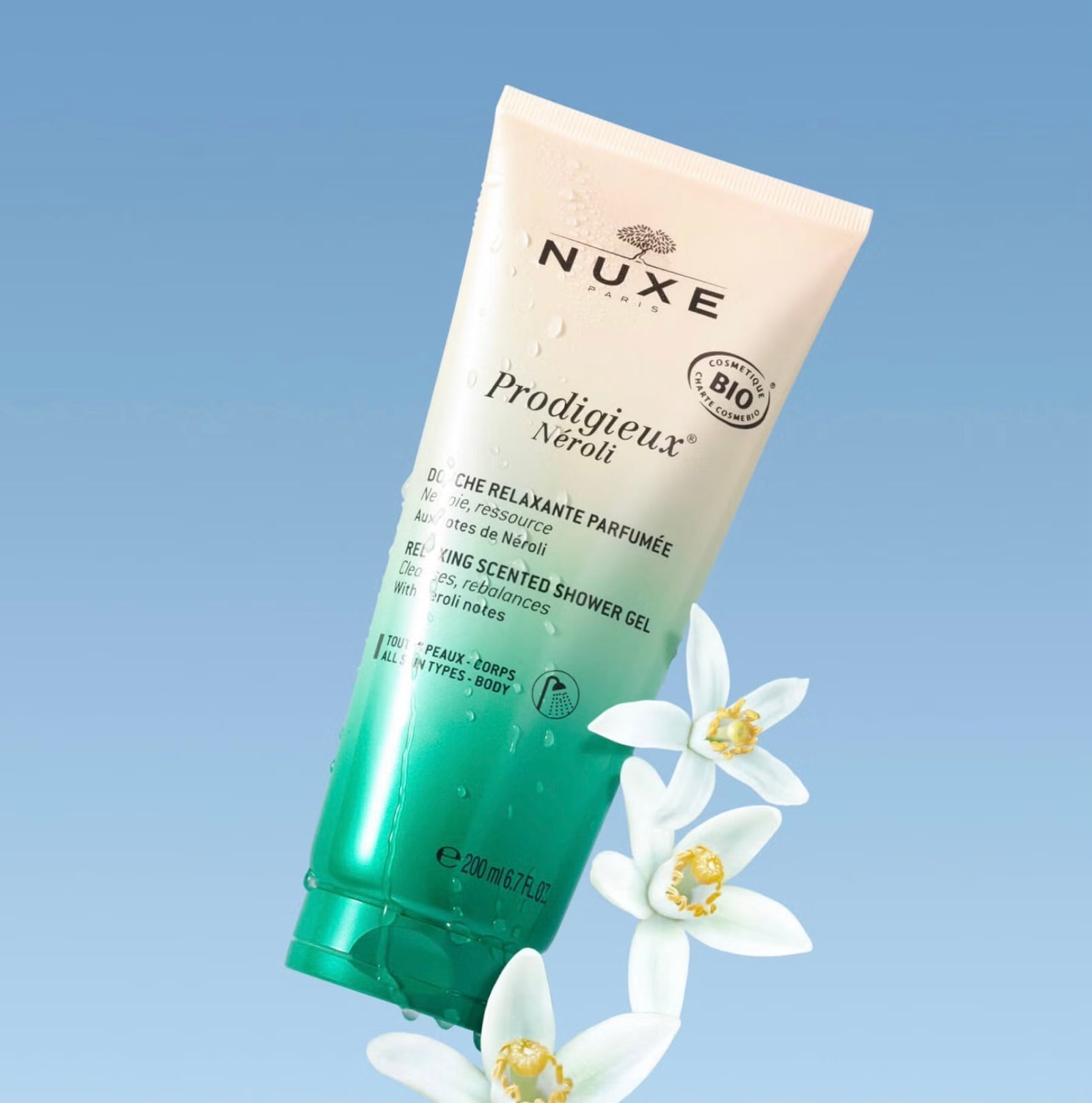 Nuxe Prodigieux® Néroli - Relaxing Scented Shower Gel - MaPeau