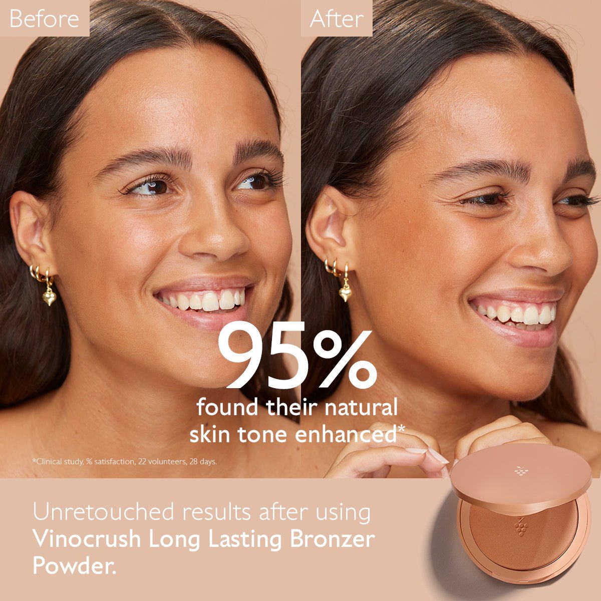 VINOCRUSH Long-lasting Bronzer Powder - MaPeau