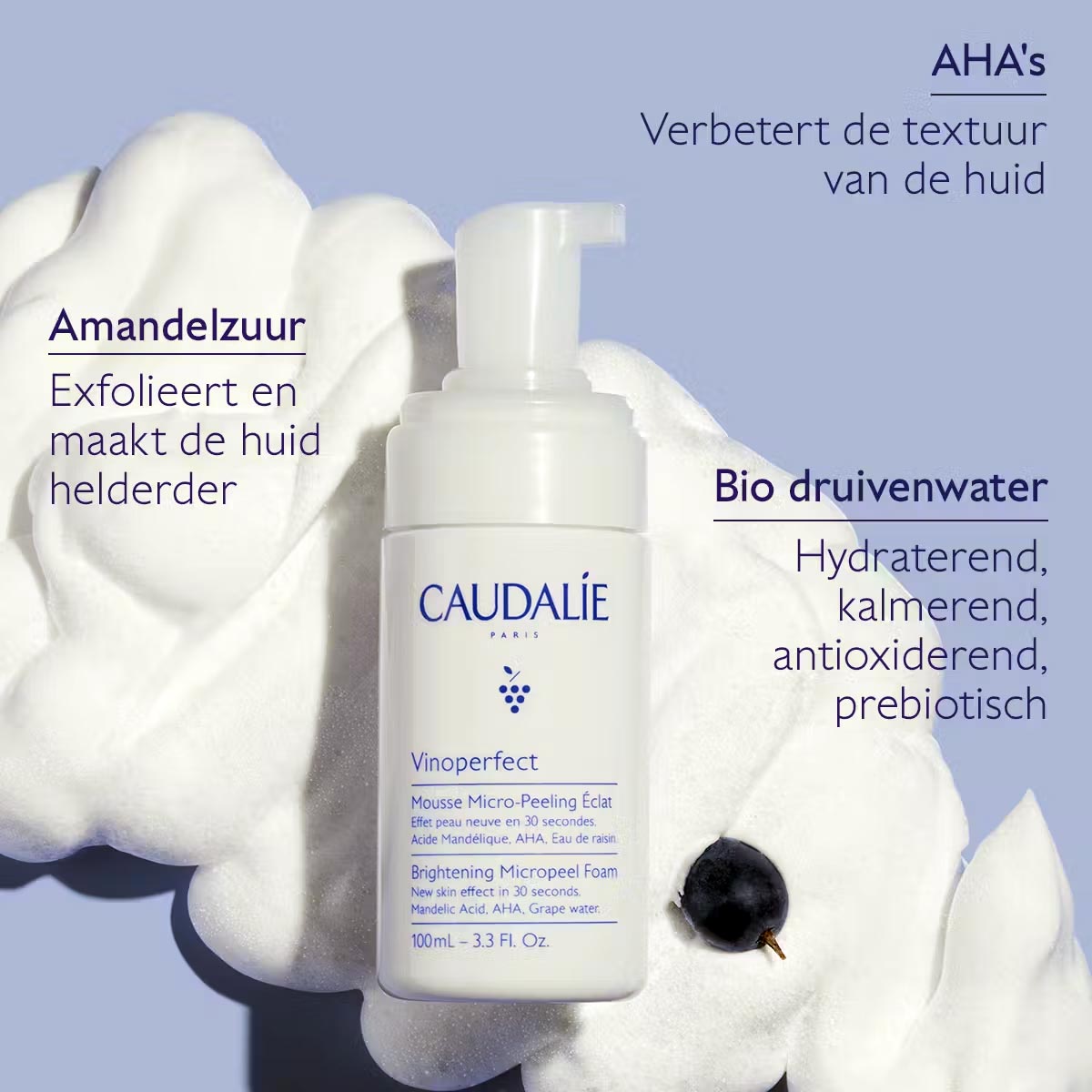 VINOPERFECT Micro-Peeling Mousse Stralende Huid - MaPeau