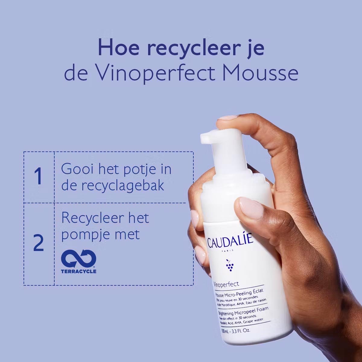 VINOPERFECT Micro-Peeling Mousse Stralende Huid - MaPeau