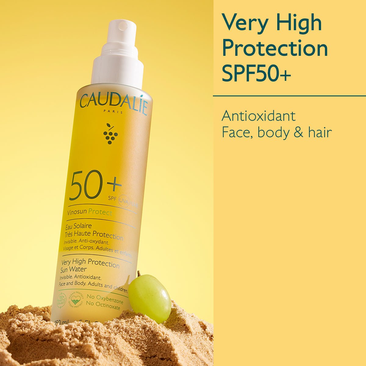 VINOSUN PROTECT Zonnewater met zeer hoge bescherming SPF50+ - MaPeau