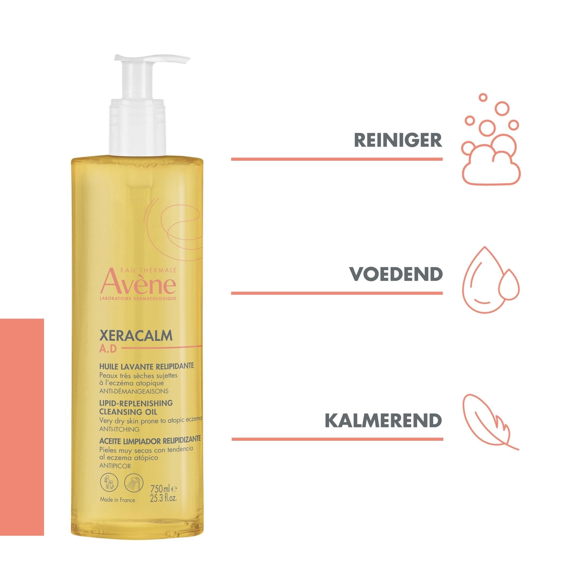 XERACALM A.D Relipiderende reinigingsolie - MaPeau
