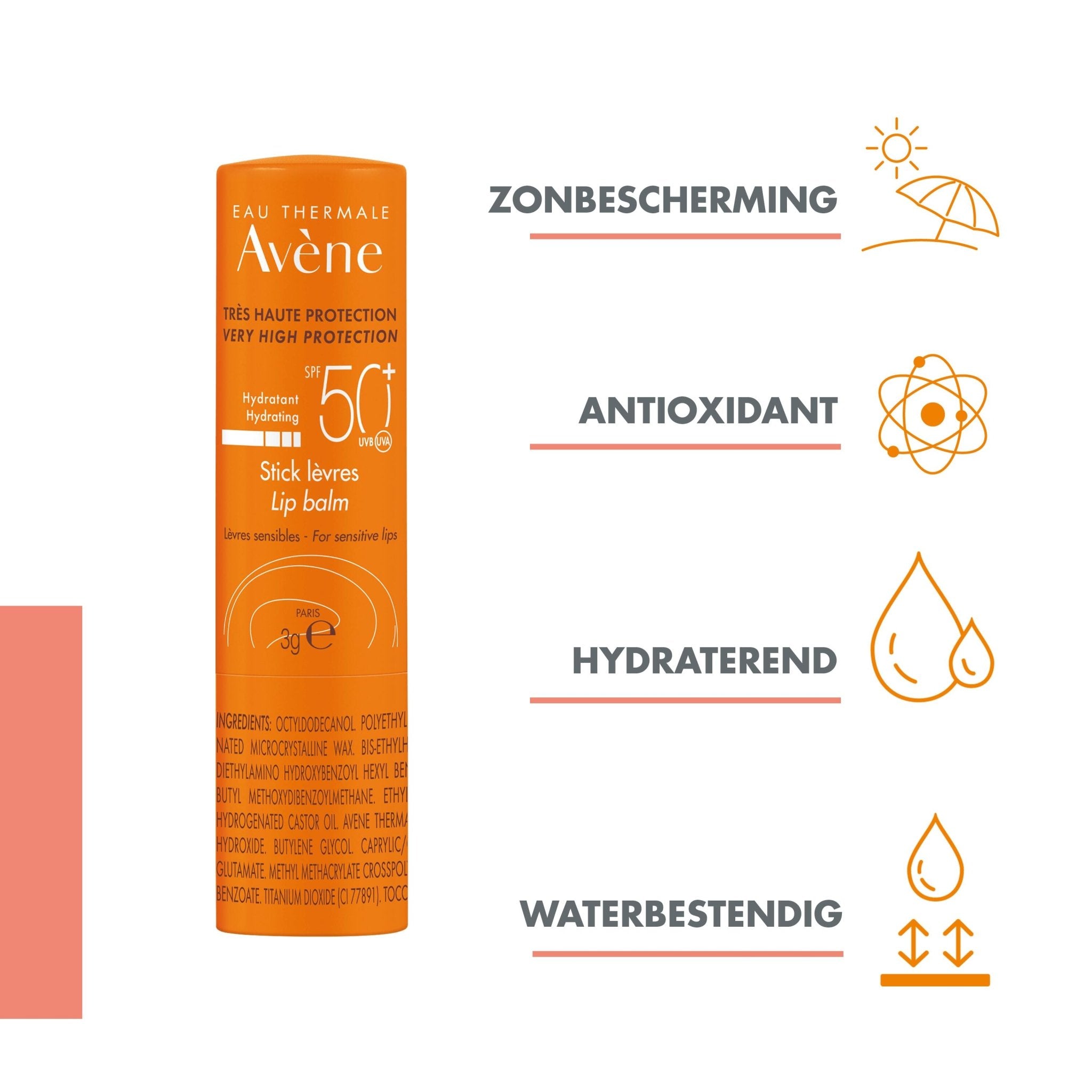 ZON Stick voor de lippen SPF50+ - MaPeau
